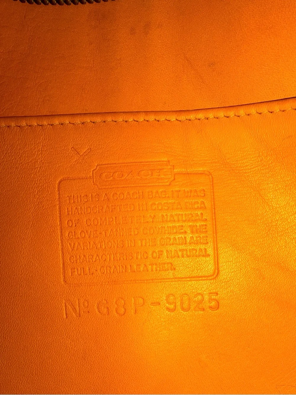 Vintage Coach Leather Ergo Hobo Shoulder Bag
